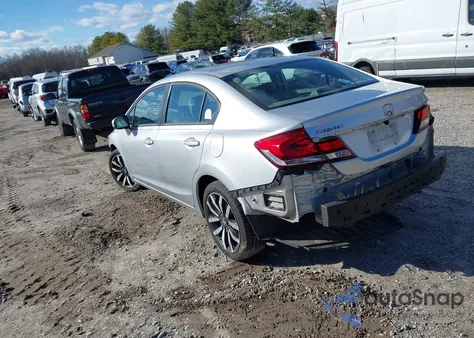 2015 Honda Civic Ex-L from USA, damaged, VIN 19XFB2F9XFE255597